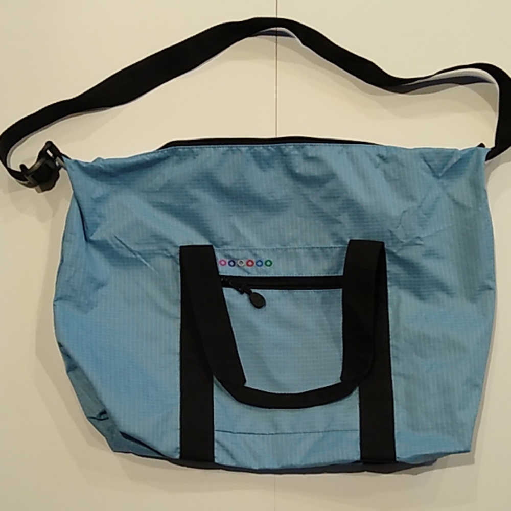 Jworld Polyester Satchel Travel Tote Back L, Blue